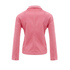 Lardini Elegant Pink Cotton Jacket for Her -   -  Lardini.