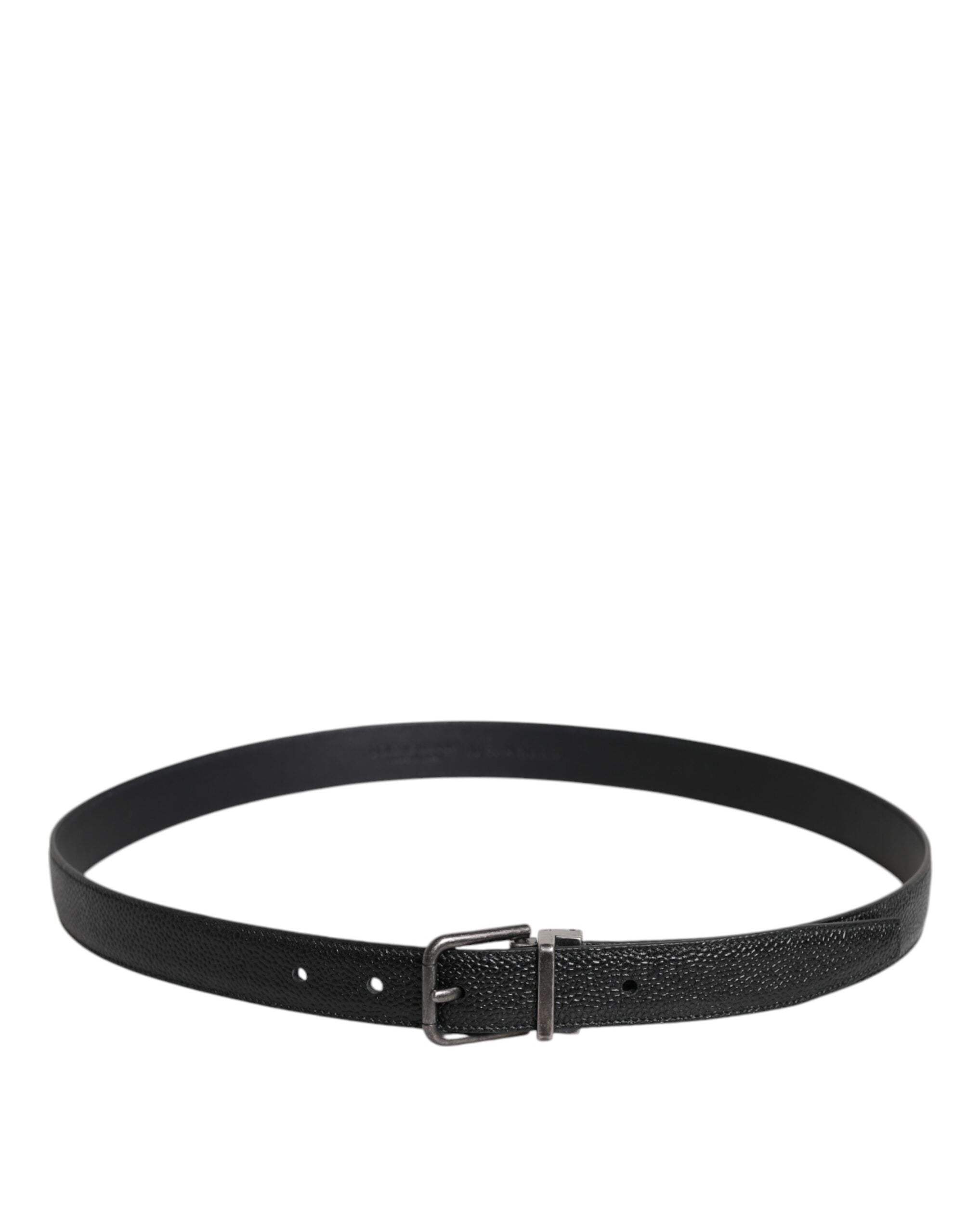 Dolce & Gabbana Black Calf Leather Classic Metal Buckle Belt -   -  Dolce & Gabbana. Dolce & Gabbana Black Calf Leather Classic Metal Buckle Belt -   -  Dolce & Gabbana.