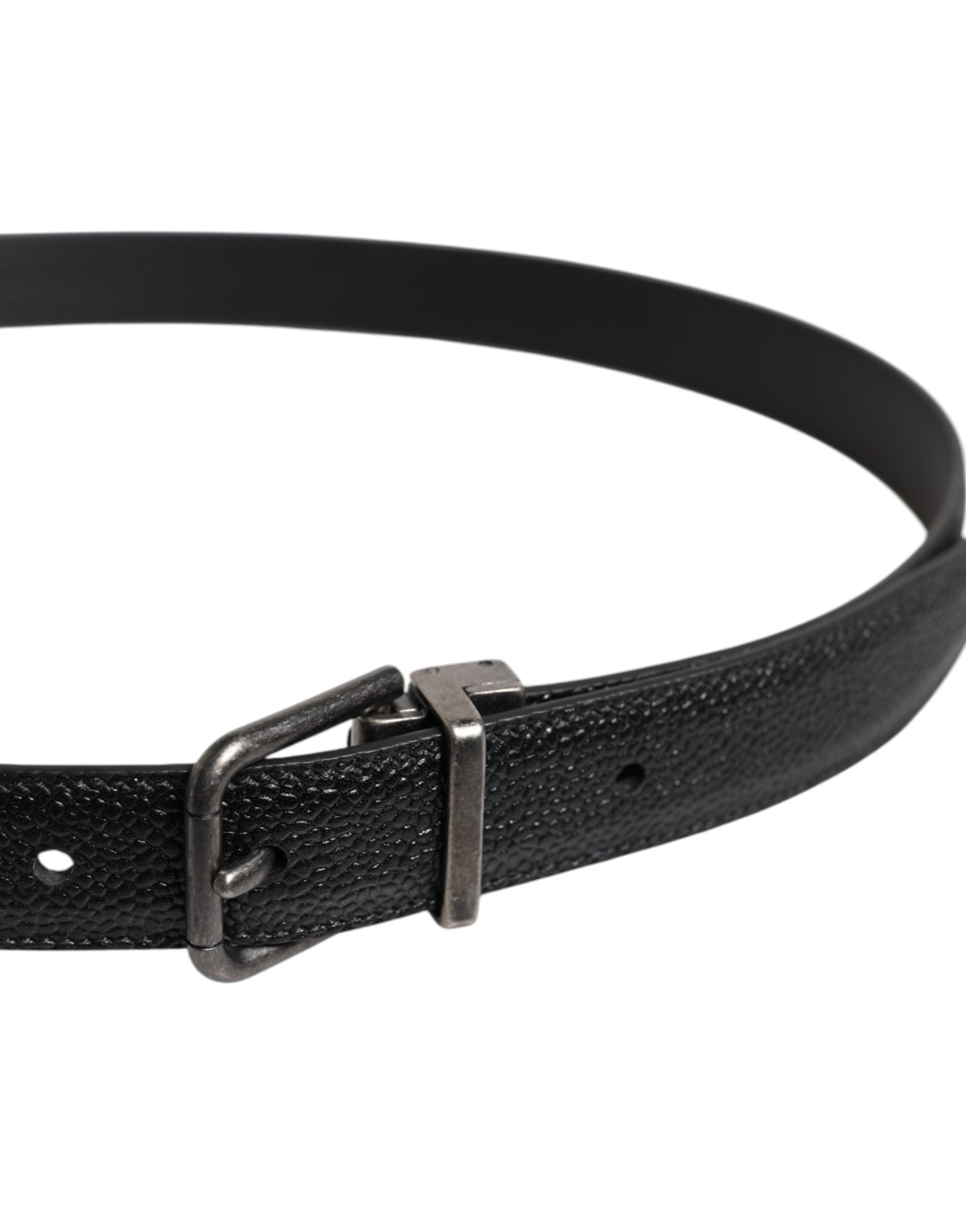 Dolce & Gabbana Black Calf Leather Classic Metal Buckle Belt -   -  Dolce & Gabbana. Dolce & Gabbana Black Calf Leather Classic Metal Buckle Belt -   -  Dolce & Gabbana.