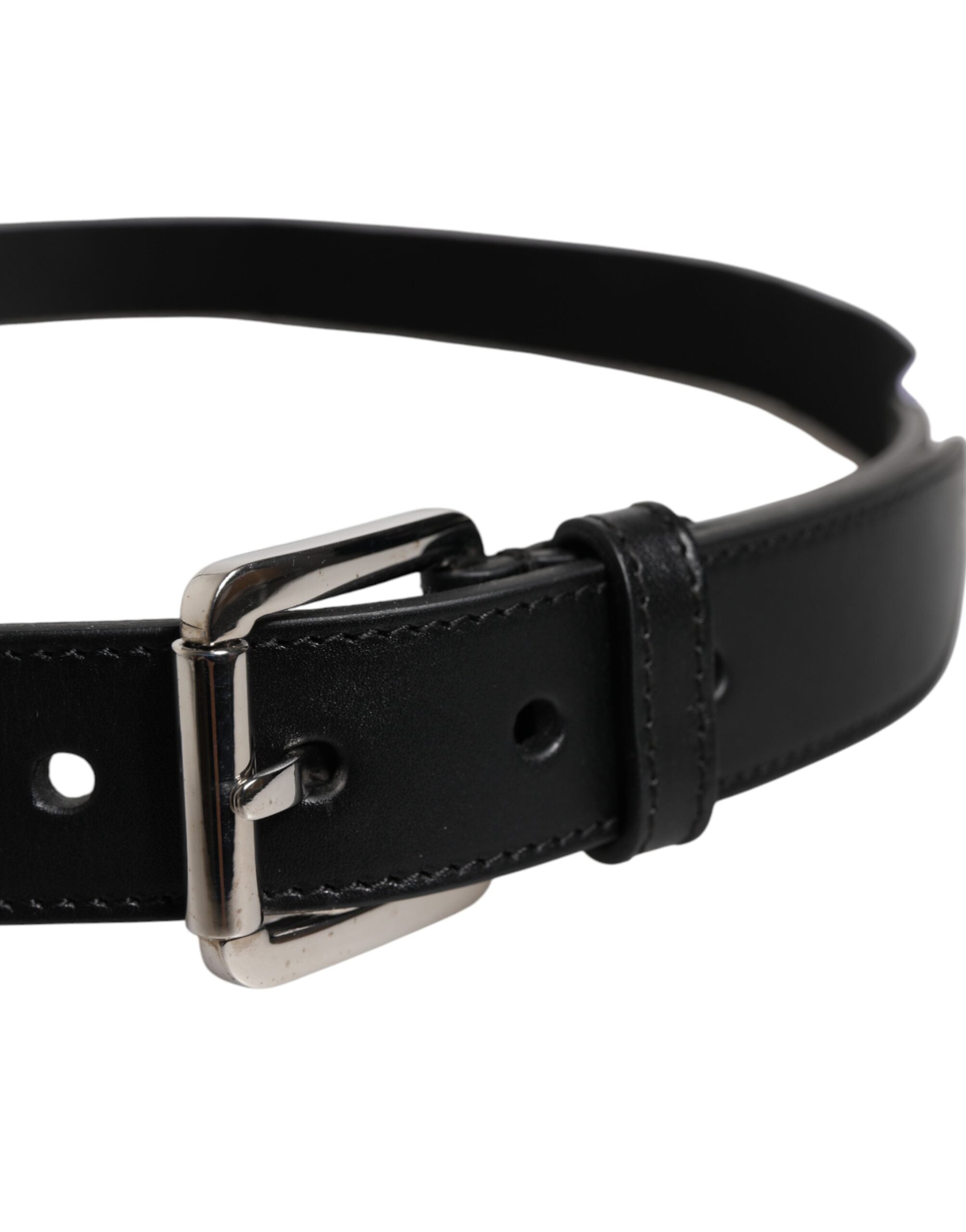Dolce & Gabbana Black White Printed Metal Logo Buckle Belt -   -  Dolce & Gabbana. Dolce & Gabbana Black White Printed Metal Logo Buckle Belt -   -  Dolce & Gabbana.