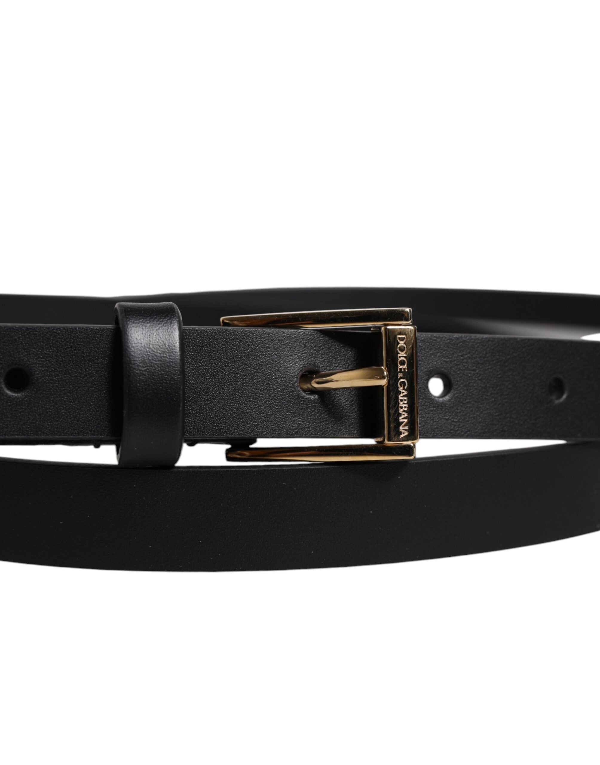Dolce & Gabbana Black Calfskin Classic Metal Logo Buckle Belt -   -  Dolce & Gabbana. Dolce & Gabbana Black Calfskin Classic Metal Logo Buckle Belt -   -  Dolce & Gabbana.