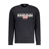 Napapijri Black Cotton Sweater -   -  Napapijri.