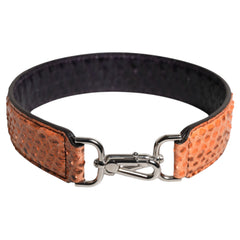 Dolce & Gabbana Black Beige Exotic Leather Bag Shoulder Strap -   -  Dolce & Gabbana.