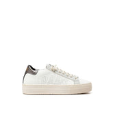 P448 White Leather Sneaker -   -  P448.