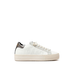 P448 White Leather Sneaker -   -  P448.