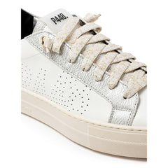 P448 White Leather Sneaker -   -  P448.