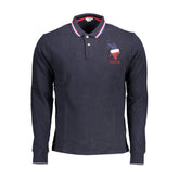 U.S. POLO ASSN. Blue Cotton Men Polo Shirt -   -  U.S. POLO ASSN..