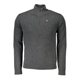 Napapijri Gray Fabric Men Sweater -   -  Napapijri.