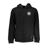 Vans Sleek Black Zip Hoodie with Logo Print -   -  Vans.