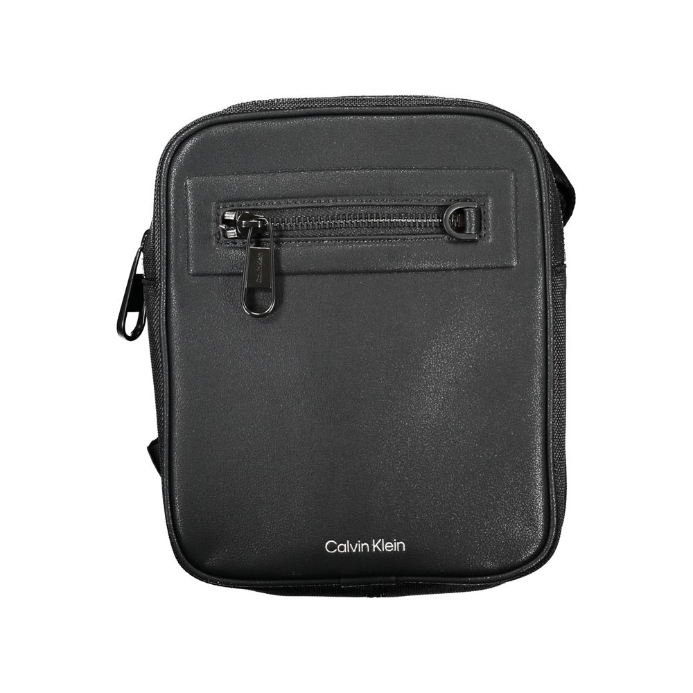 Calvin Klein Sleek Black Shoulder Bag with Contrasting Details -  Shoulder Bag for Men -  Calvin Klein.