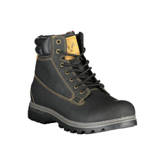 Carrera Sleek Lace-Up Boots with Contrast Accents -   -  Carrera.
