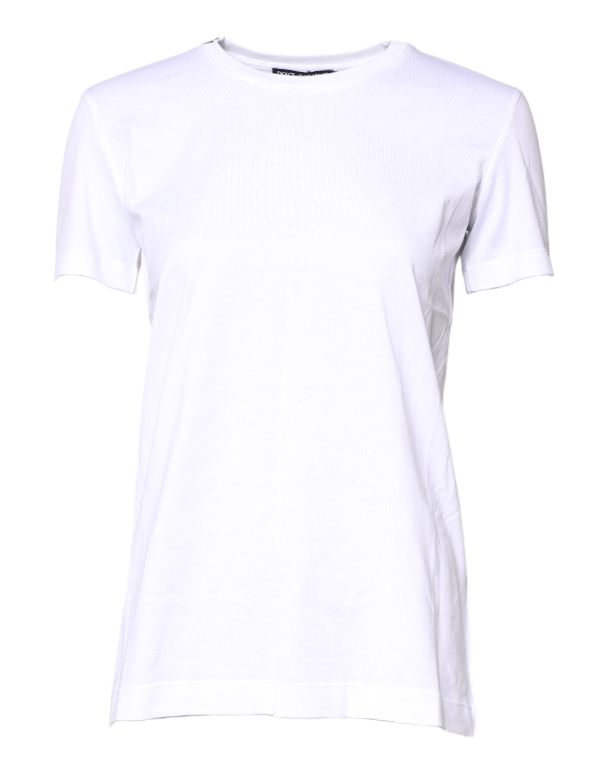 Dolce & Gabbana White Cotton Crew Neck Short Sleeves T-shirt -   -  Dolce & Gabbana. Dolce & Gabbana White Cotton Crew Neck Short Sleeves T-shirt -   -  Dolce & Gabbana.