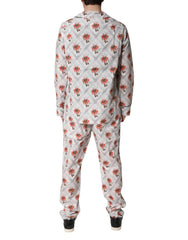 Dolce & Gabbana Multicolor Floral Print Cotton Pajama Set Sleepwear -   -  Dolce & Gabbana.
