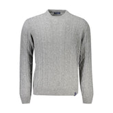 North Sails Gray Wool Men Sweater -   -  North Sails.