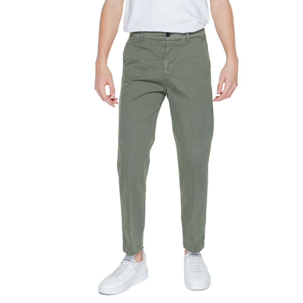 Liu Jo Green Cotton Pant - - Liu Jo.