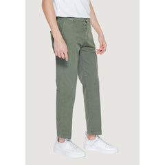 Liu Jo Green Cotton Pant - - Liu Jo.