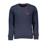 La Martina Blue Cotton Men Sweater -   -  La Martina.