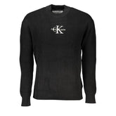 Calvin Klein Sleek Cotton Crew Neck Sweater with Contrast Details -   -  Calvin Klein.