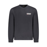 Napapijri Black Cotton Men Sweater -   -  Napapijri.