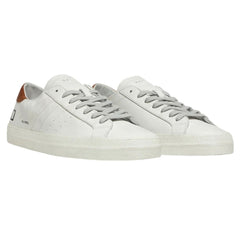 D.A.T.E White Leather Sneaker -   -  D.A.T.E.