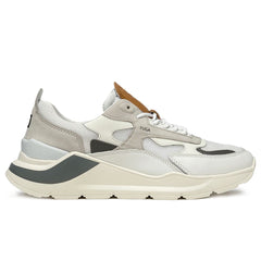D.A.T.E White Leather Sneaker -   -  D.A.T.E.