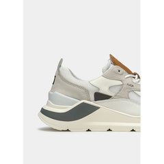 D.A.T.E White Leather Sneaker -   -  D.A.T.E.