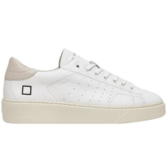 D.A.T.E White Leather Sneaker -   -  D.A.T.E.