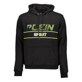Plein Sport Black Cotton Men's Hooded Sweater -   -  Plein Sport.