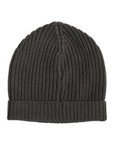 Dolce & Gabbana Dark Gray Cashmere Knit Winter Beanie Hat -   -  Dolce & Gabbana.