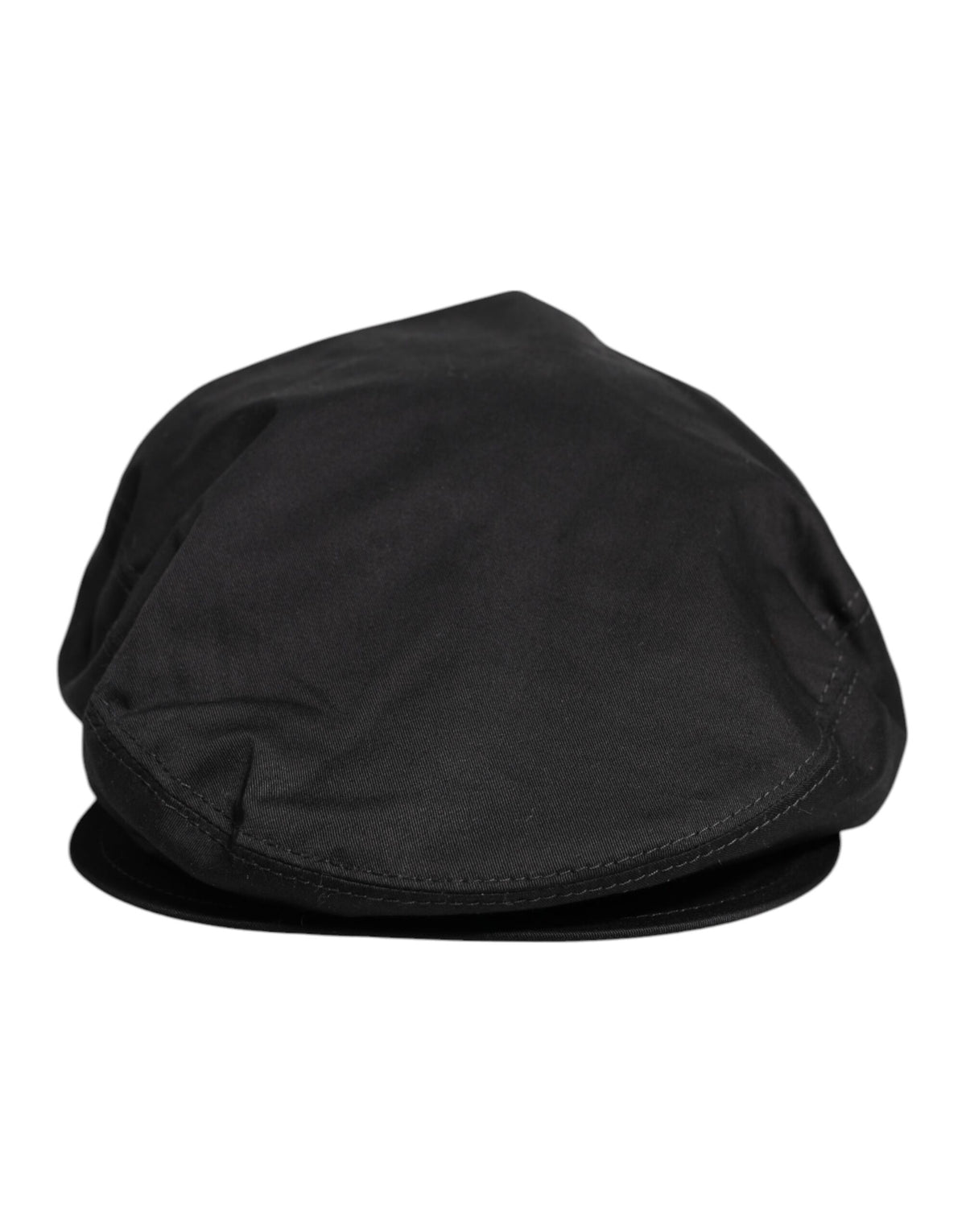 Dolce & Gabbana Black Cotton Newsboy Capello Cabbie Hat -   -  Dolce & Gabbana.