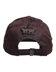 Dolce & Gabbana Brown Cotton DG Crown 6 Panels Baseball Cap -   -  Dolce & Gabbana.