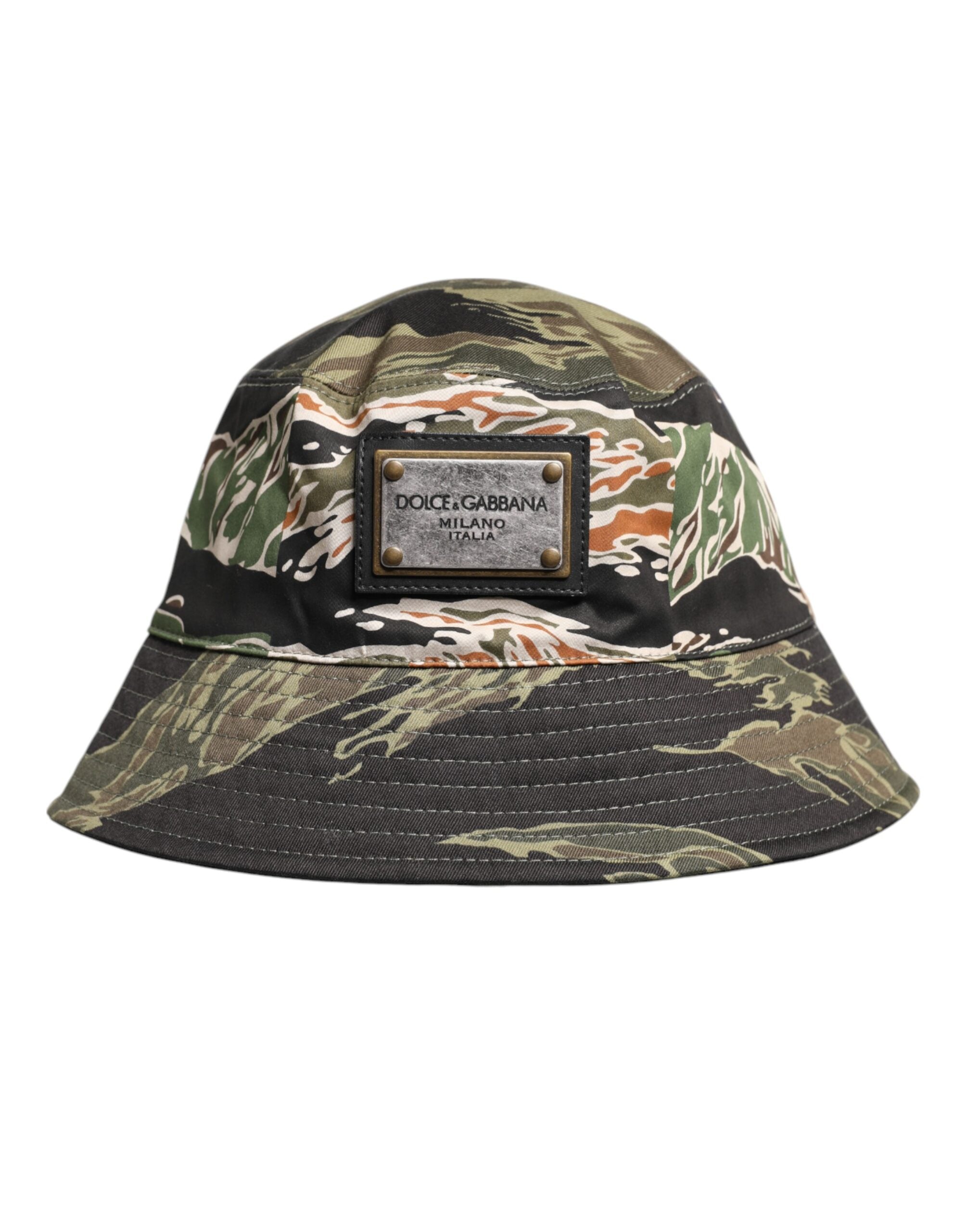 Dolce & Gabbana Multicolor DG Plaque Wide Brim Bucket Hat -   -  Dolce & Gabbana. Dolce & Gabbana Multicolor DG Plaque Wide Brim Bucket Hat -   -  Dolce & Gabbana.