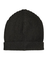 Dolce & Gabbana Dark Gray Cashmere Knit Winter Beanie Hat -   -  Dolce & Gabbana.