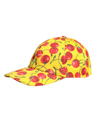 Dolce & Gabbana Yellow Cotton Printed 6 Panels Baseball Cap -   -  Dolce & Gabbana.