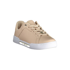 Tommy Hilfiger Pink Leather Women Sneaker -   -  Tommy Hilfiger.