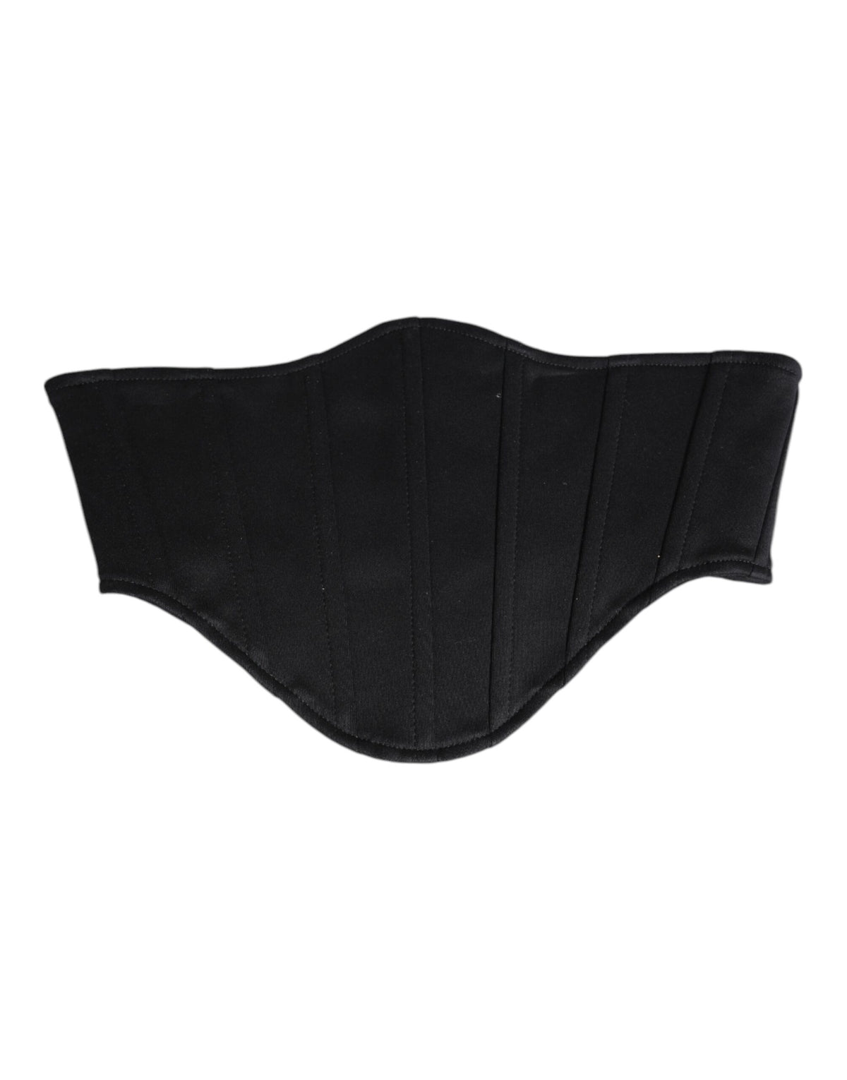 Dolce & Gabbana Black Cotton Waist Tuxedo Belt Cummerbund -   -  Dolce & Gabbana.