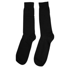 Dolce & Gabbana Black Solid Cotton Mid Calf Men Socks -   -  Dolce & Gabbana.