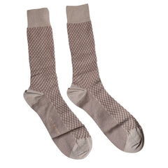 Dolce & Gabbana Brown Solid DG Logo Mid Calf Men Socks -   -  Dolce & Gabbana.