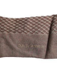 Dolce & Gabbana Brown Solid DG Logo Mid Calf Men Socks -   -  Dolce & Gabbana.