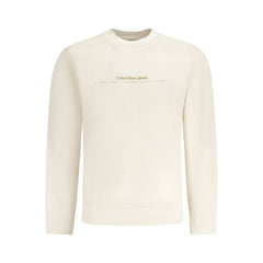 Calvin Klein Beige Cotton Men Sweater -   -  Calvin Klein.