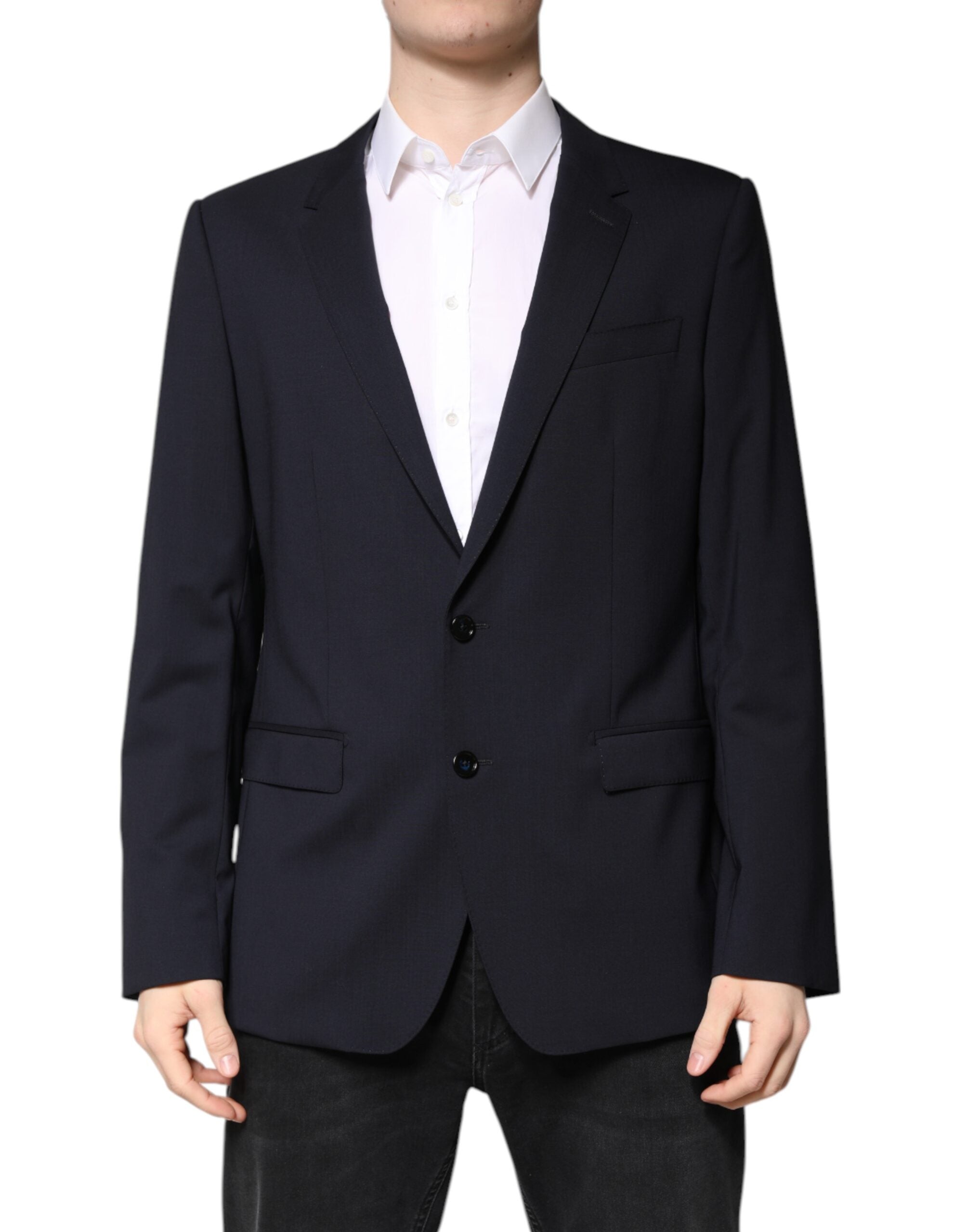 Dolce & Gabbana Black MARTINI Single Breasted Coat Blazer -   -  Dolce & Gabbana.