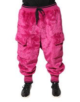 Dolce & Gabbana Pink Acrylic Cargo Jogging Sweatpants Pants -   -  Dolce & Gabbana.