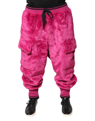 Dolce & Gabbana Pink Acrylic Cargo Jogging Sweatpants Pants -   -  Dolce & Gabbana.