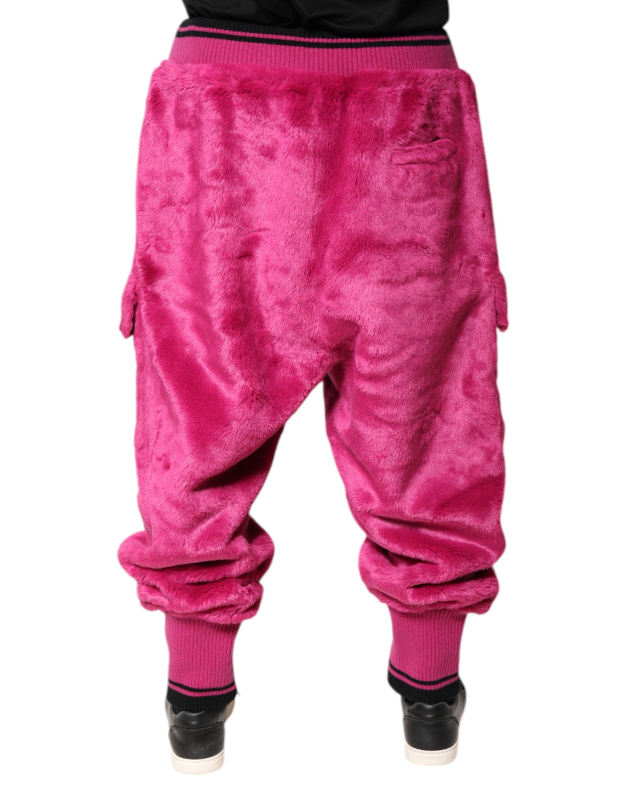 Dolce & Gabbana Pink Acrylic Cargo Jogging Sweatpants Pants -   -  Dolce & Gabbana. Dolce & Gabbana Pink Acrylic Cargo Jogging Sweatpants Pants -   -  Dolce & Gabbana.