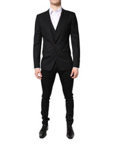Dolce & Gabbana Black Single Breasted Formal Blazer with Vest -   -  Dolce & Gabbana.