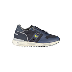 Blauer Dapper Blue Sneakers with Contrast Detailing -   -  Blauer.