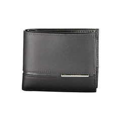 Calvin Klein Black Leather Men Wallet -  Leather Wallet for Men -  Calvin Klein.