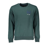 La Martina Green Cotton Men Sweater -   -  La Martina.