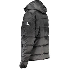Calvin Klein Sleek Hooded Men's Jacket with Contrast Details -   -  Calvin Klein.
