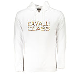 Cavalli Class White Cotton Men's Sweater -   -  Cavalli Class.